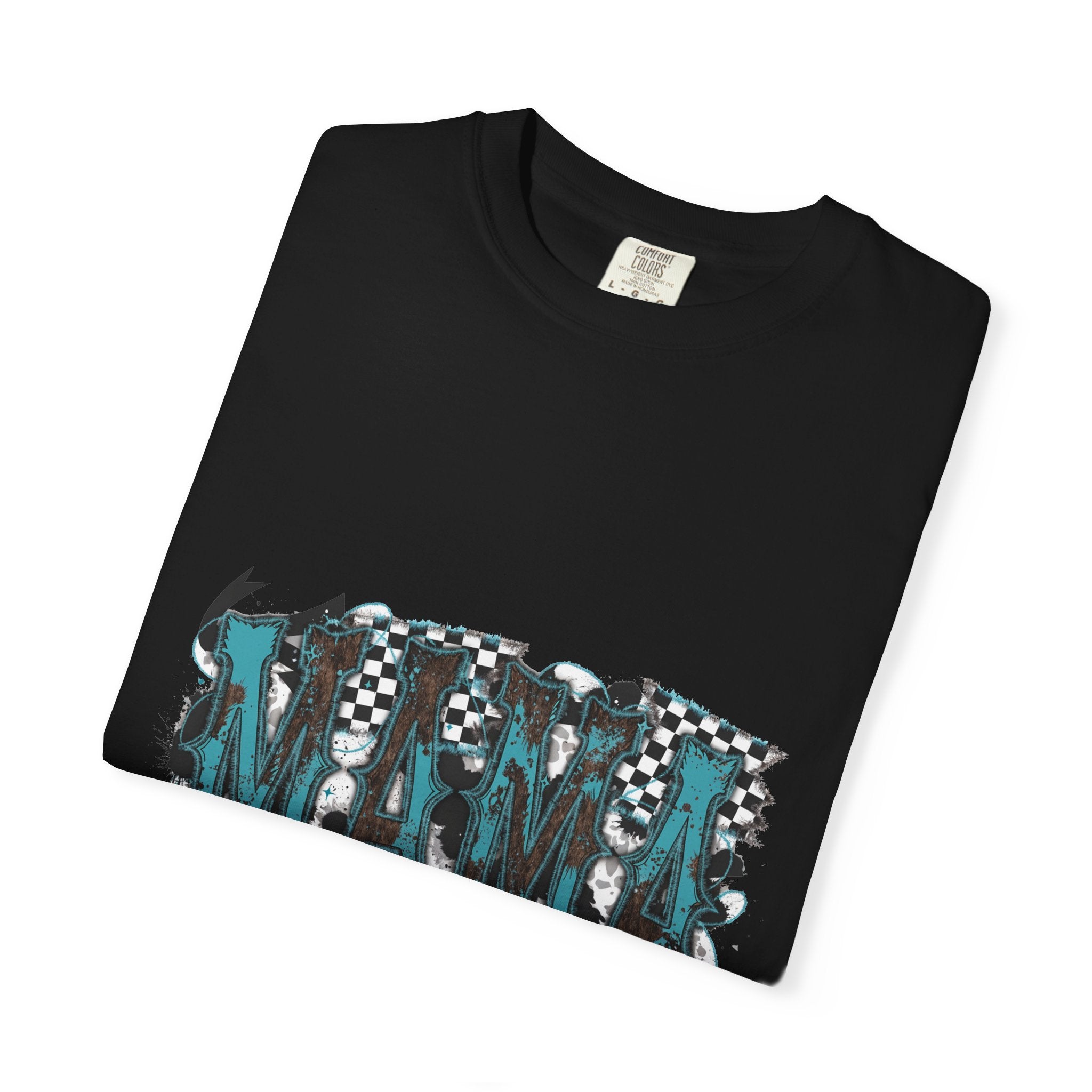 Mama Checkerboard Graphic T-Shirt