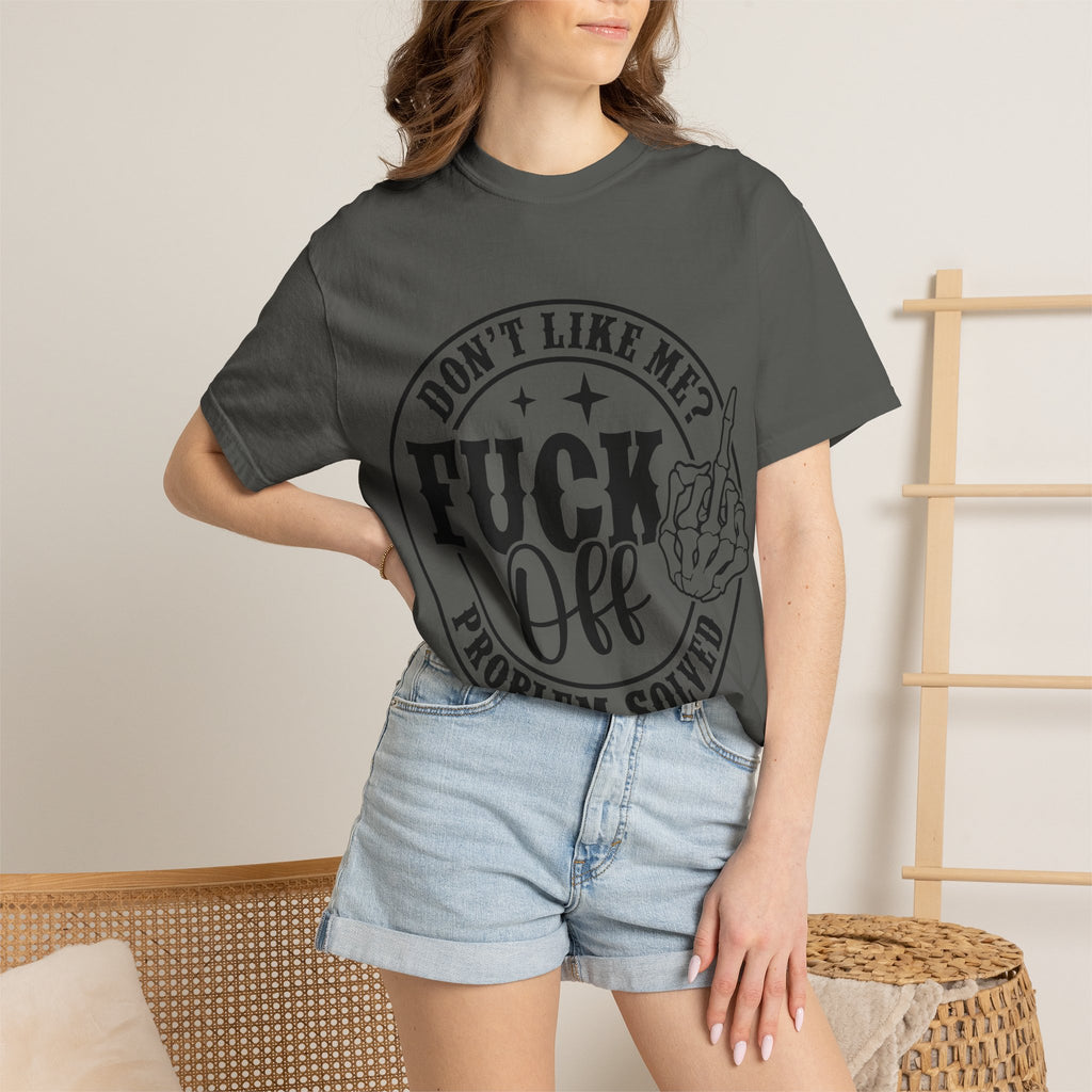 Fuck Off Problem Solved graphic tee