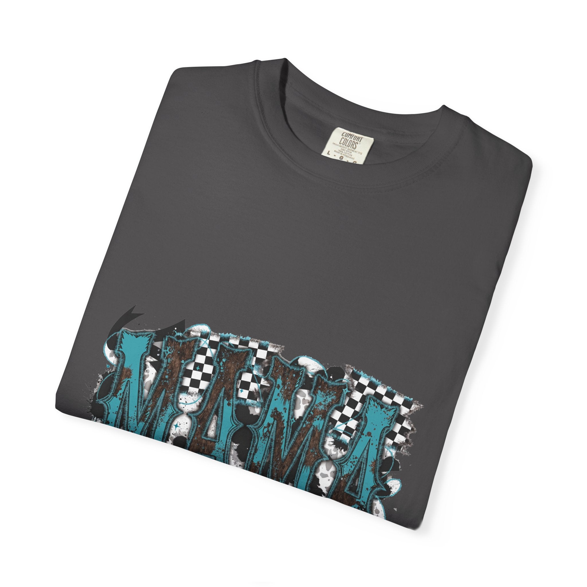 Mama Checkerboard Graphic T-Shirt