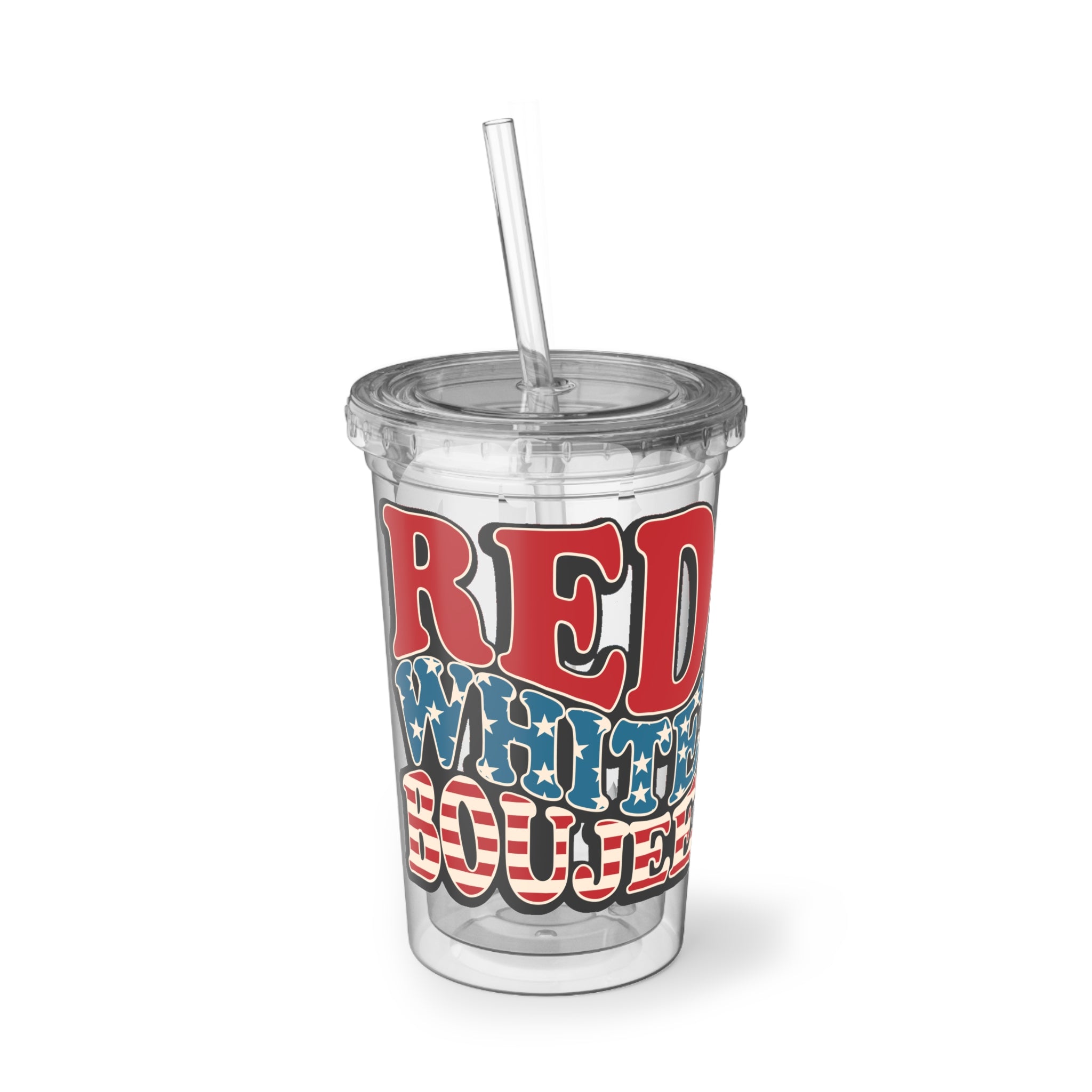 Boujee 4th of July cup