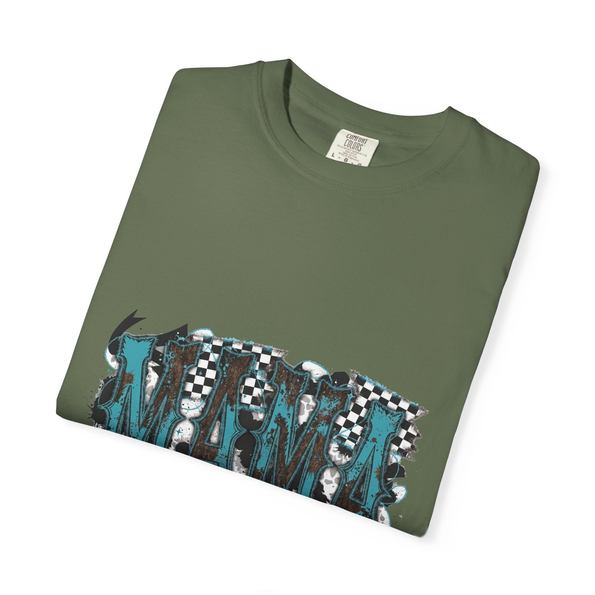Mama Checkerboard Graphic T-Shirt