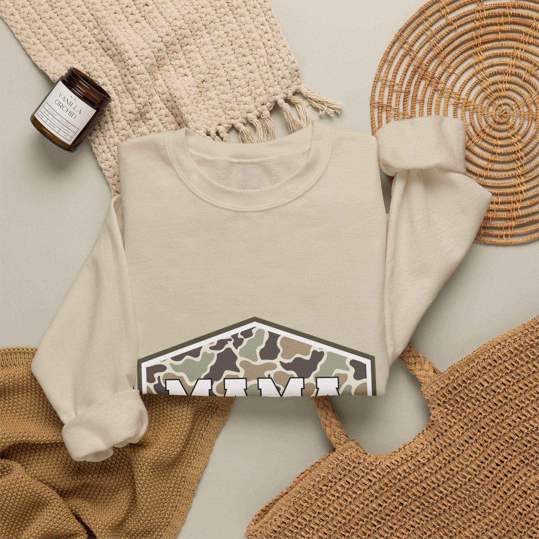 Camo Mama Crewneck