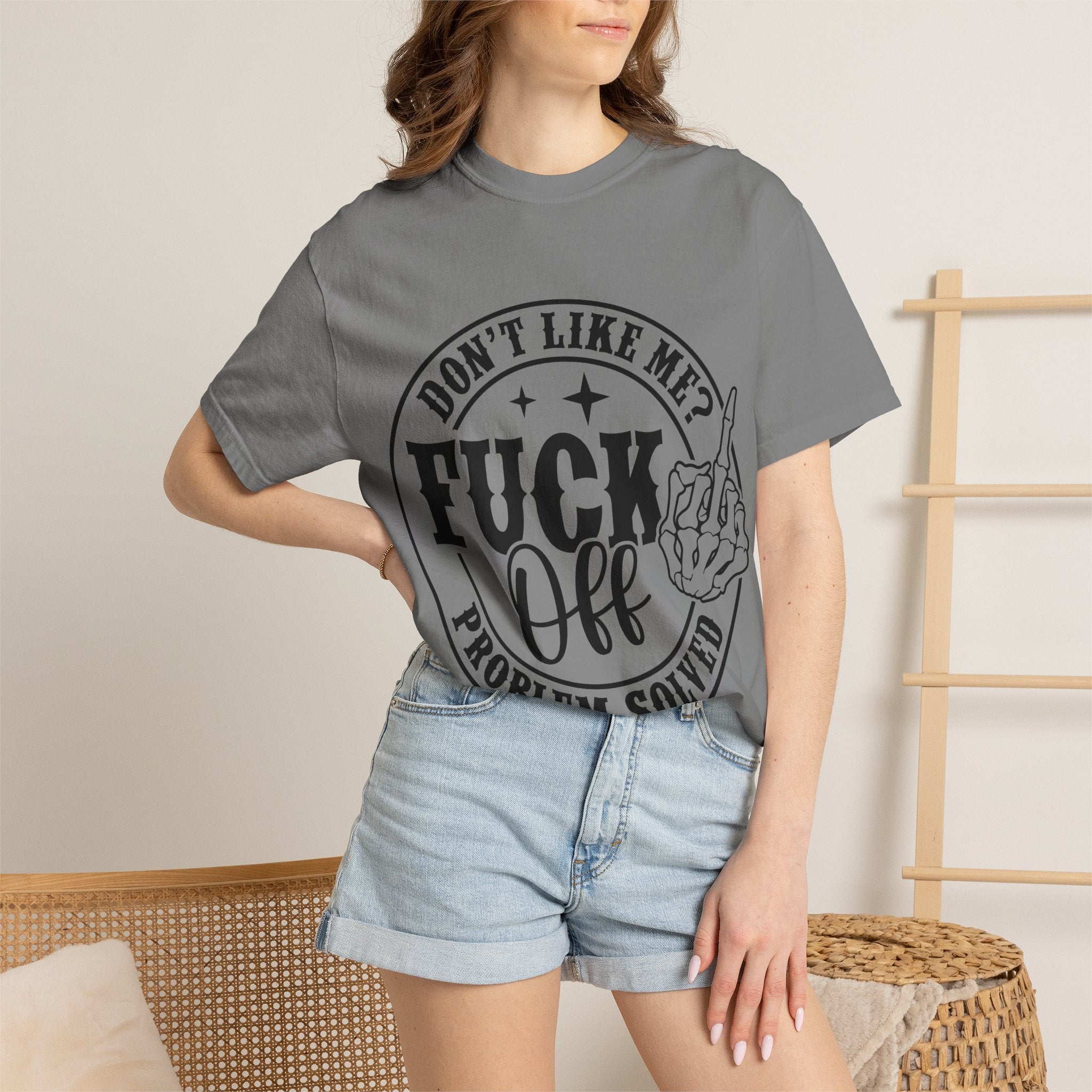 Fuck Off Problem Solved graphic tee