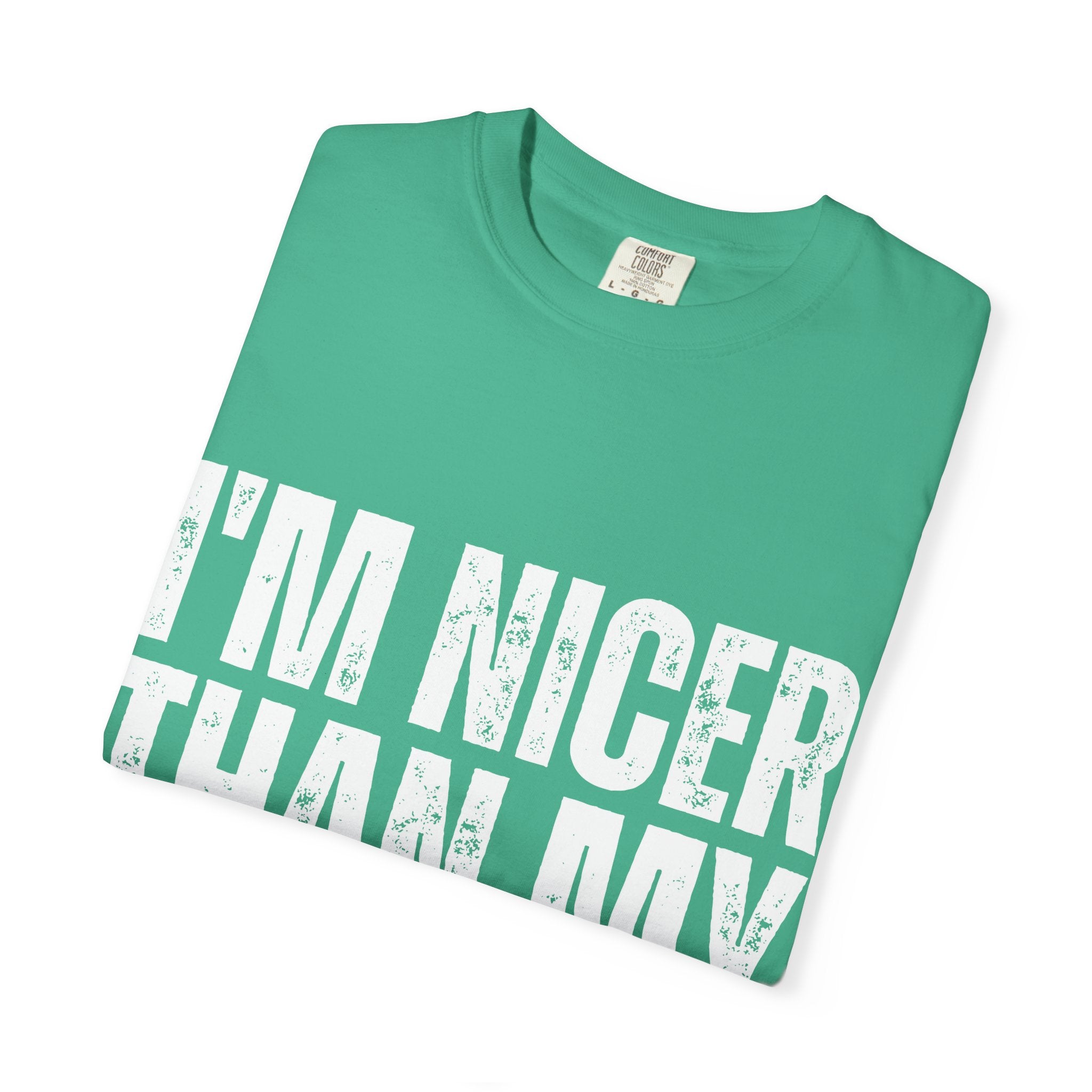 I'm Nicer Than My Face Looks Tee