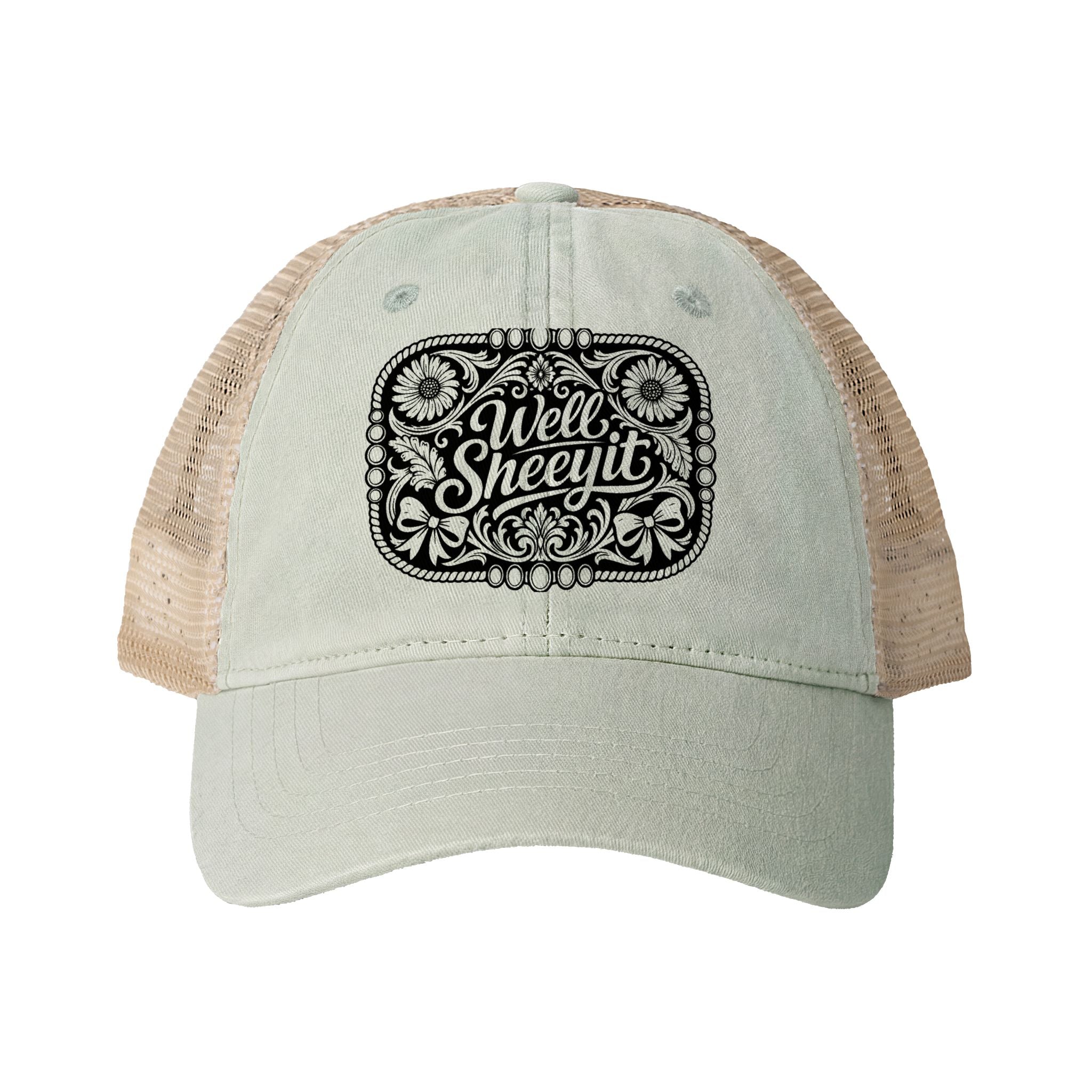 Women's Washed Mesh-Back Cap
