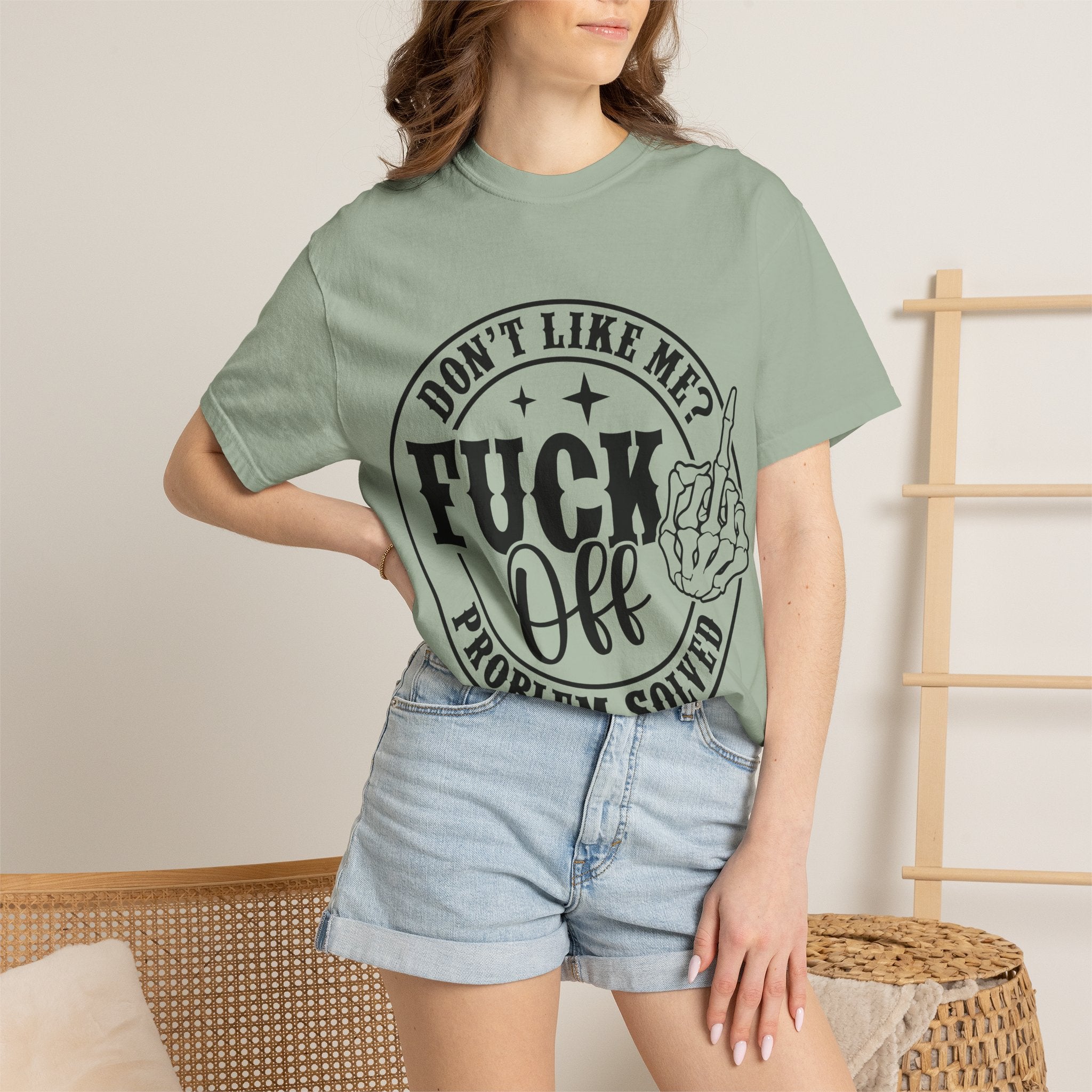 Fuck Off Problem Solved graphic tee