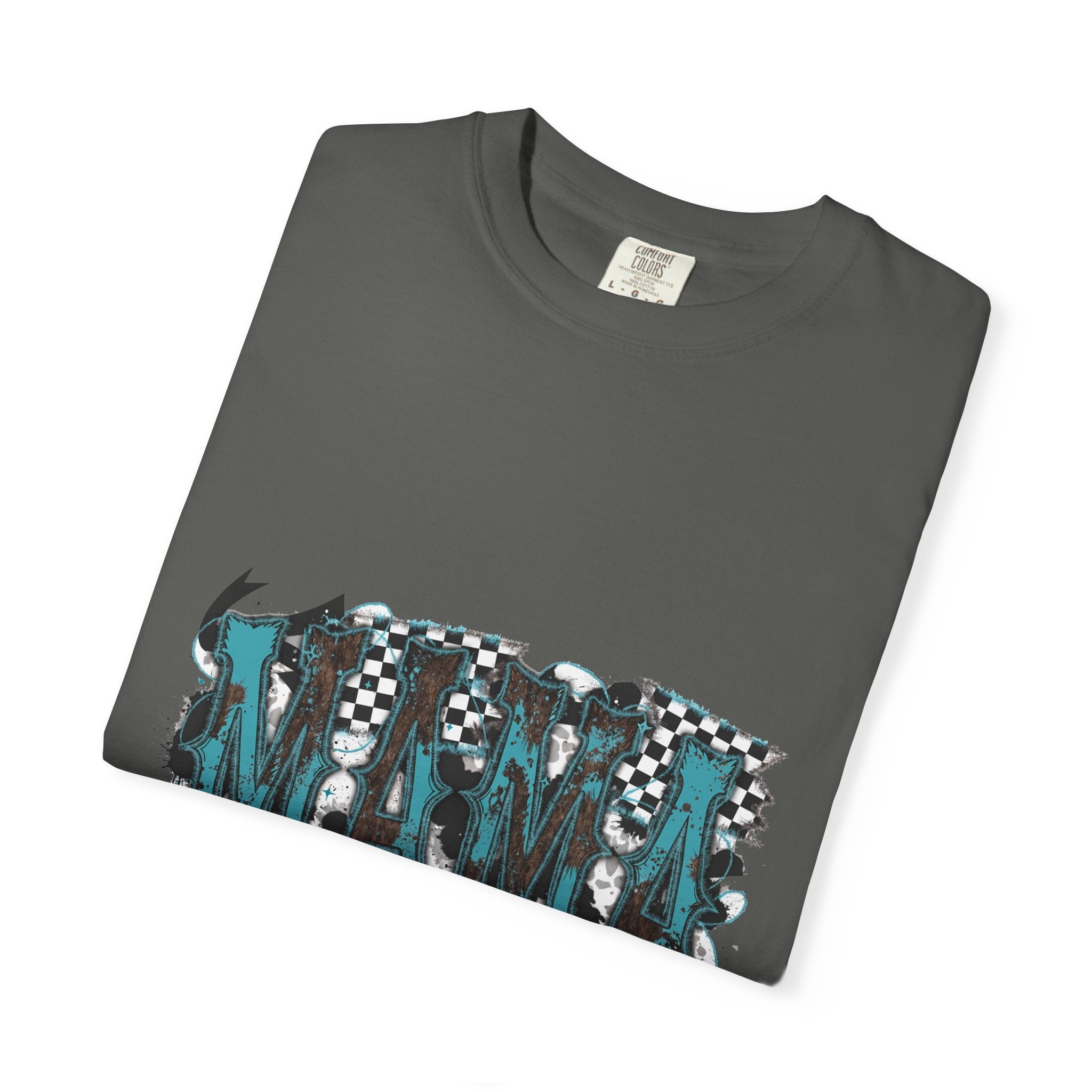 Mama Checkerboard Graphic T-Shirt