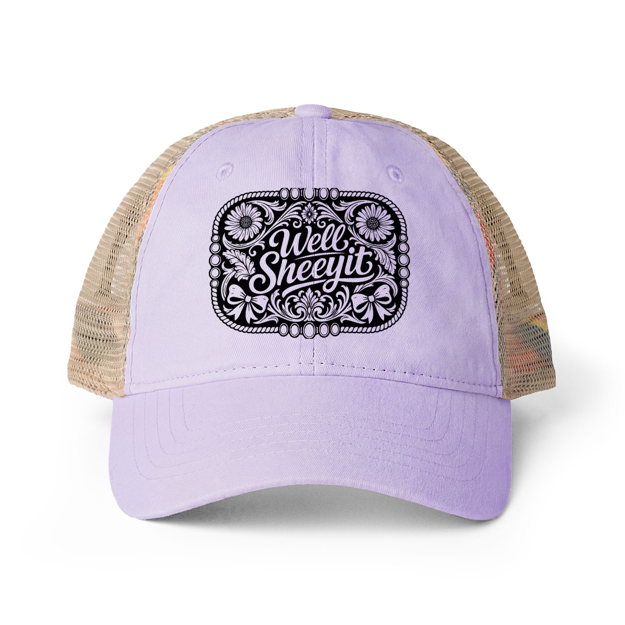 Women's Washed Mesh-Back Cap