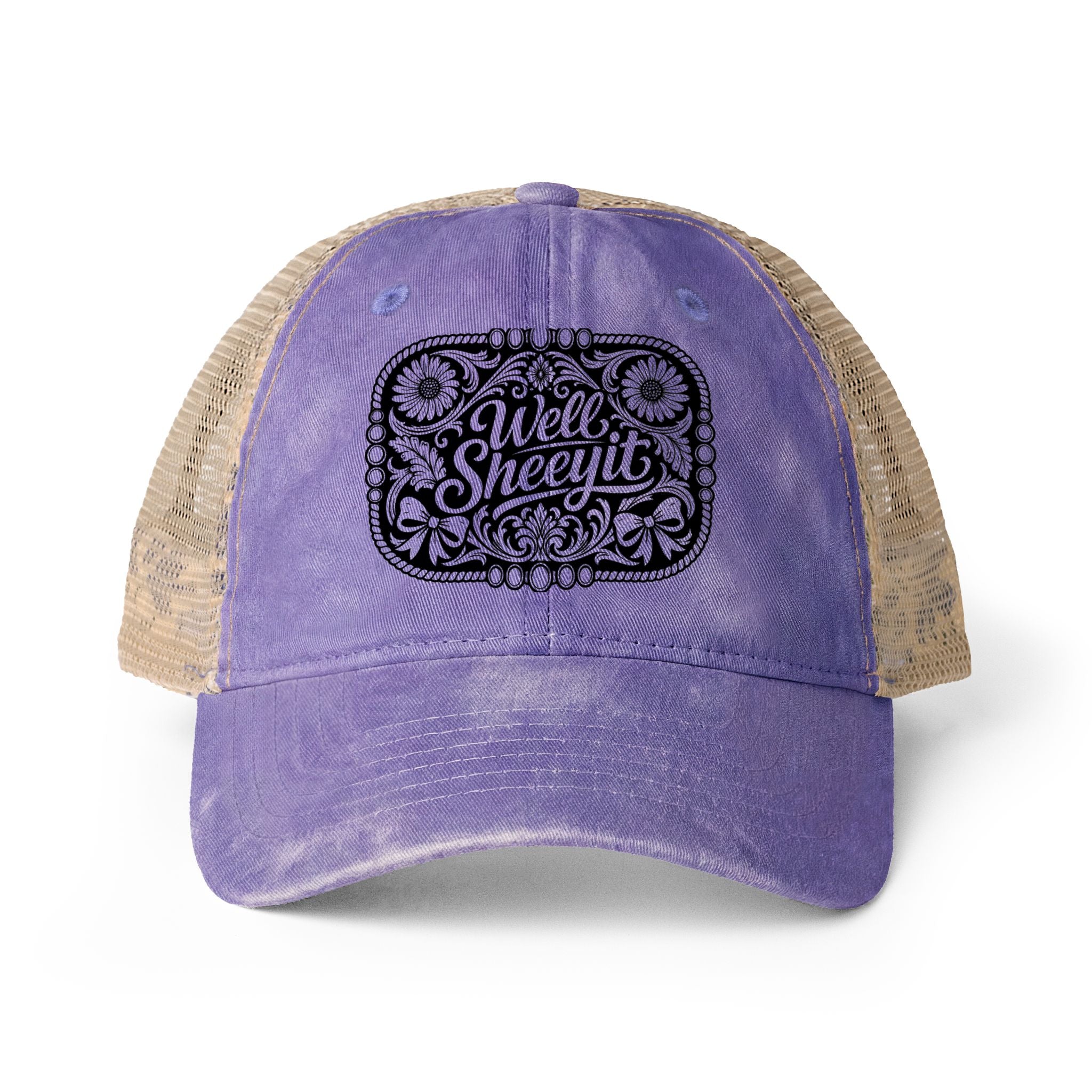 Women's Washed Mesh-Back Cap