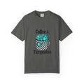 Coffee & Turquoise/ Checkered Mug