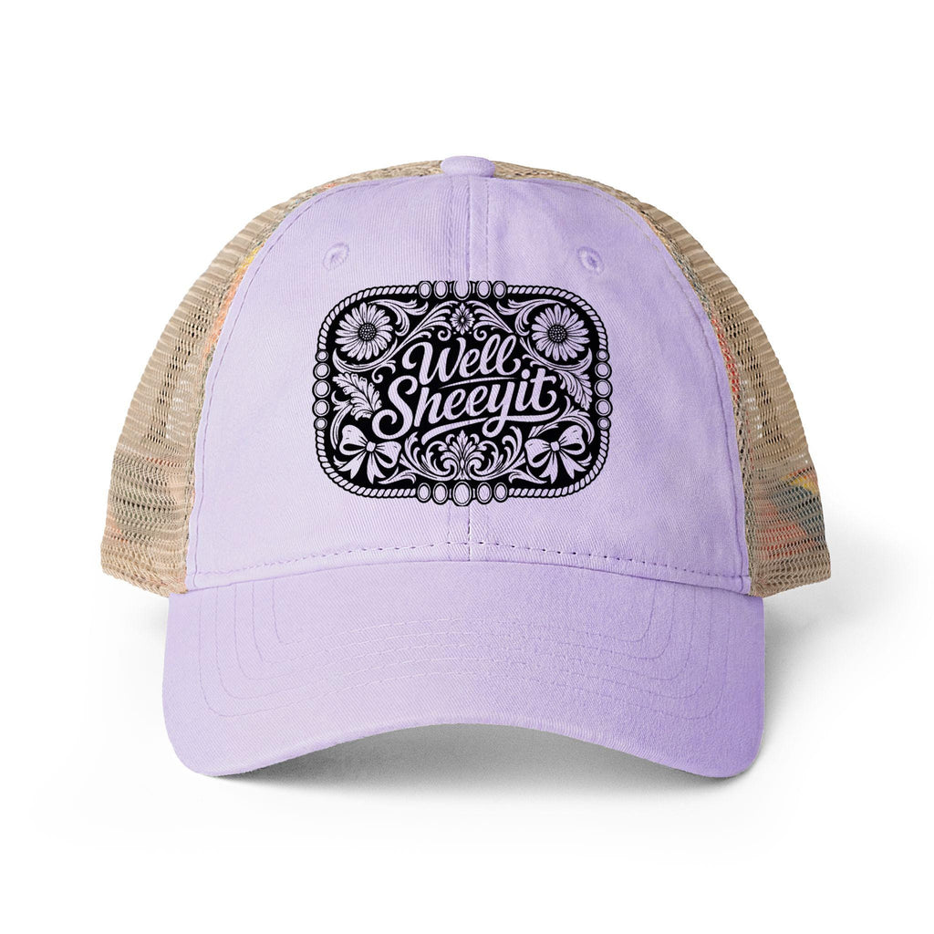 Women's Washed Mesh-Back Cap