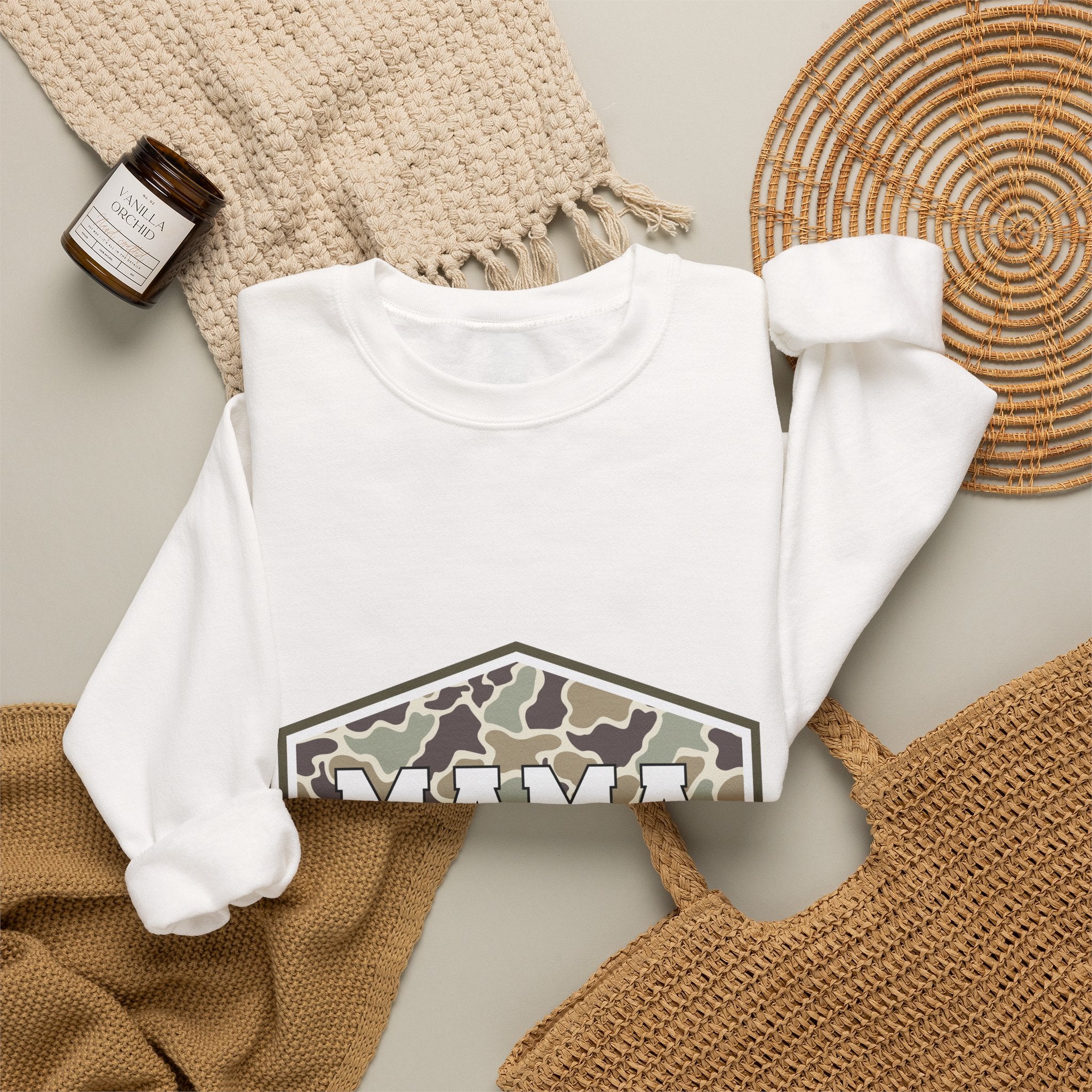 Camo Mama Crewneck