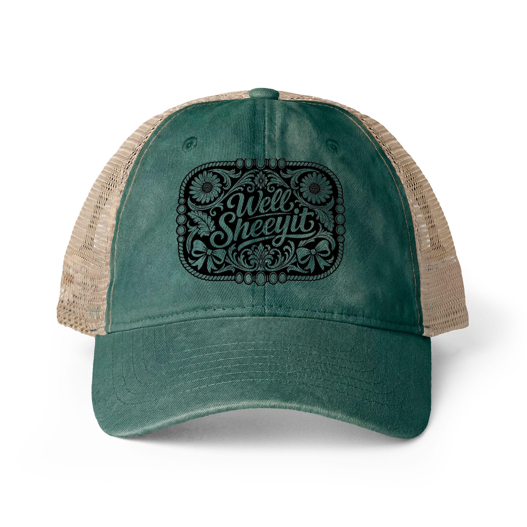 Women's Washed Mesh-Back Cap