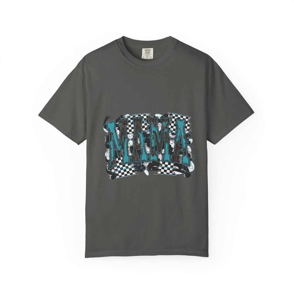 Mama Checkerboard Graphic T-Shirt