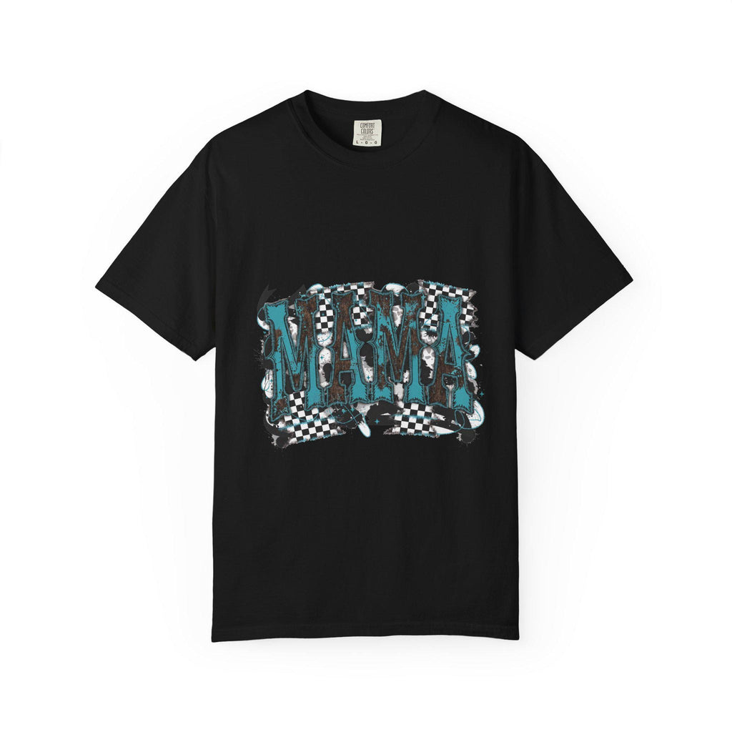 Mama Checkerboard Graphic T-Shirt